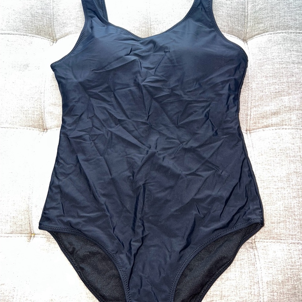 Black One-Piece Swimsuit